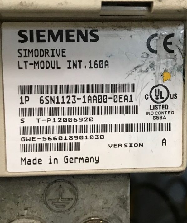 LT Module 160A Siemens 6SN1123-1AA00-0EA1