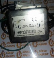 Mains line filter unit