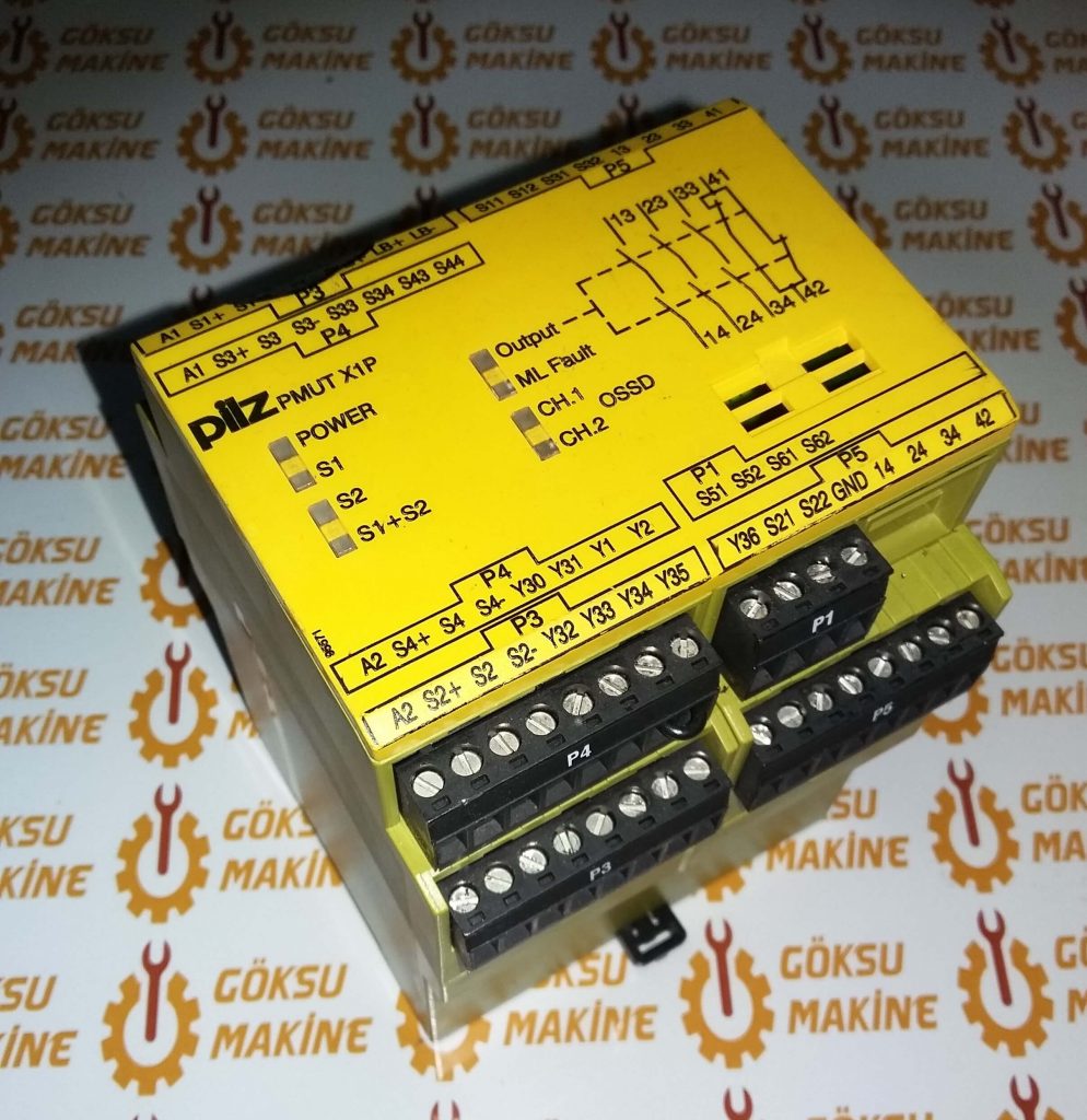 Pilz PMUT X1P 24VDC 3n/o 1n/c 5so