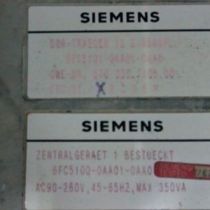 Siemens 6FC5100-0AA01-0AA0