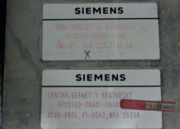 Siemens 6FC5100-0AA01-0AA0