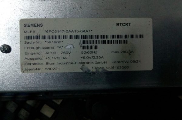 Keyboard Siemens FC5147-0AA15-0AA1
