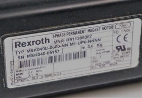 Bosch Rexroth MSK040C-0600-NN-M1-UP0-NNNN Servo Motor