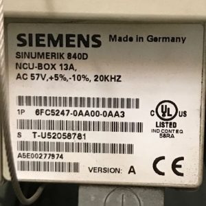 NCU-BOX 13A Siemens 6FC5247-0AA00-0AA3