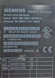 Sinamics 120 Smart Line Module Siemens 6SL3130-6AE21-0AB0