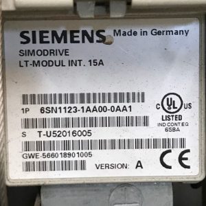LT Module 15A Siemens 6SN1123-1AA00-0AA1