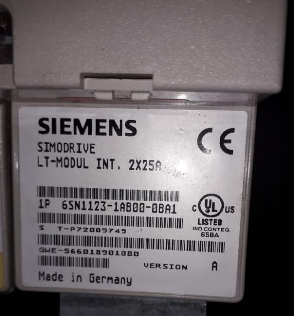 Siemens Simodrive 6SN1123-1AB00-0BA1 Power Modül