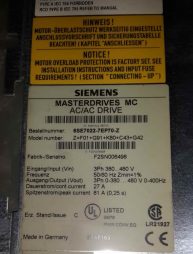 Siemens SIMOVERT MASTERDRIVES MOTION CONTROL