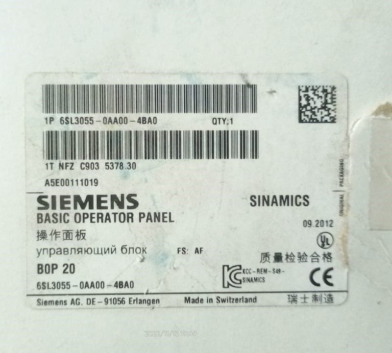 Siemens 6SL30550AA004BA0